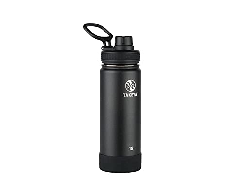 Takeya Actives Bouteille d'eau isotherme en acier inoxydable sans BPA 530 ml noir onyx Cover