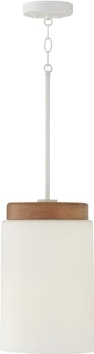 Capital Lighting 350911LT Liam Natural Scandinavian Style Minimalistic Mango Wood