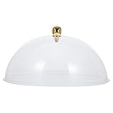 BESTonZON 1pc Convenient Umbrella Keeping Use Guard Cuake Pan for Kitchen Round Knob Microwave...