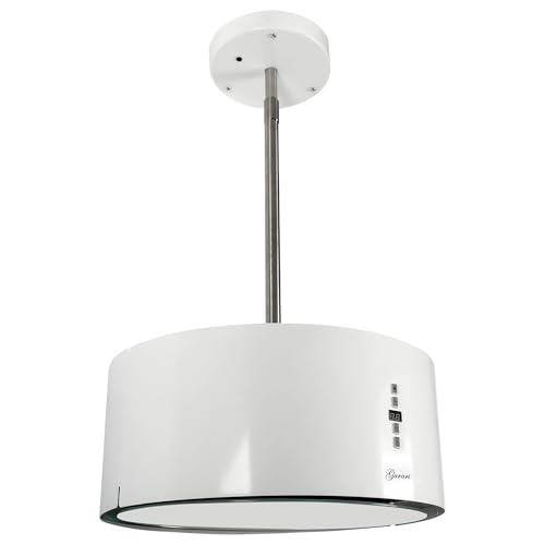 Inselhaube Gurari GCH I 237, Umluft Inselhaube, Insel Dunstabzugshaube 50cm, Deckenhaube, 860m³/h, Weiß, 3 Stufen, LED Beleuchtung,Timer,Inkl.Umluftset Inselhaube Gurari GCH I 237, Umluft Inselhaube, Insel Dunstabzugshaube 50cm, Deckenhaube, 860m³/h, Weiß, 3 Stufen, LED Beleuchtung,Timer,Inkl.Umluftset