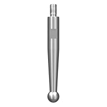 TESA Brown & Sharpe 599-7036-80 Steel Ball Contact Point for Bestest Dial Test Indicators, 0.080" Tip Diameter x 1-7/16" Length, M1.7 x 4 Thread