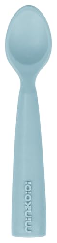 Minikoioi Blw Set I - Blu Minerale 101070056 Set Per L'alimentazione In Silicone - 4