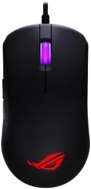 ASUS ROG Harpe Mini Core Gaming Mouse/Wired Gaming Mouse/Lightweight 52g / 12,000dpi / 1000Hz / Can be configured on Browser/Switchable sockets/Flexible and Lightweight Paracord/Domestic