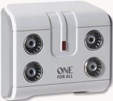 One For All SIGNAL BOOSTER TV 4-WAY OFA | AERIAL/SATELLITE AMPLIFIERS/DISTRIBUTION AERIAL SATELLITE EQUIPMENT, 1 X QTY - SV9604