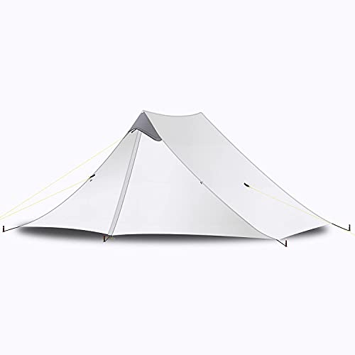 Carpa de camping ultraligera tipo pirámide para 2 personas miniatura 3