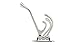 nystrom nh027300195-Swivel hook-0273-brushed Nickel-Finish aus gebürstetem Nickel