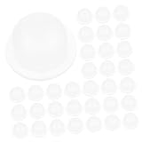 DECOMELODY 100pièces Capsules De Bouchage Transparentes Pour Bouteilles Huiles Essentiell...