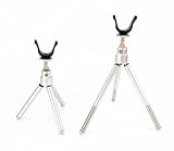 KTGCOZS Pack of 2 Fishing Rod Holder Ice Foldable Telescopic Tripod Rods Rests Pole Support Stand