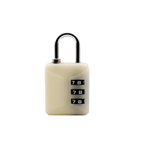 Candado de combinación digital MX10 blanco para maletas y armarios 2