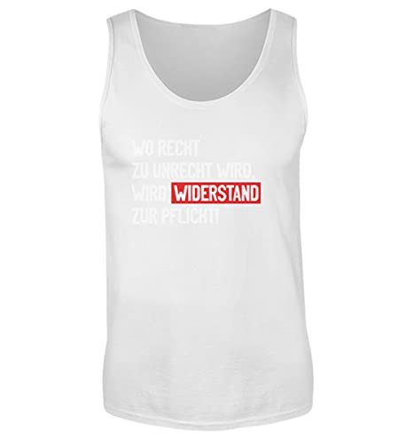 Camiseta de tirantes para hombre que evita el calor con diseno comodo blanco S
