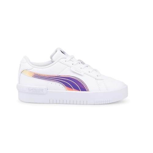PUMA Toddler Girls Jada Holo Lace Up Sneakers Shoes Casual - White