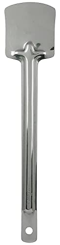 Image of Stainless Steel Big Size Laddle Cooking Spoon,Stainless Steel Heavy Guage Serving Spoon Ladel,Stainless Steel Big Size Cooking & Serving Spoons,Big Spoons for Cooking,Cookig Spoon (Turner)