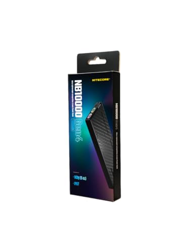 Image of Nitecore NB10000 Gen4 Power Bank | 10,000mAh, 22.5W Fast Charging, IPX7 Waterproof, 143g Ultralight, USB-C