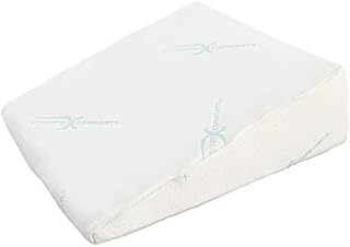Xtreme Comforts Hypoallergenic Memory Foam Bed Wedge Bamboo Cover Designed to Fit Our