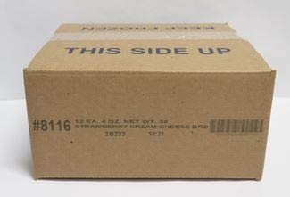 Ne-Mo's Strawberry Cheesecake Bread Individually Wrapped 4 oz Pack of 12