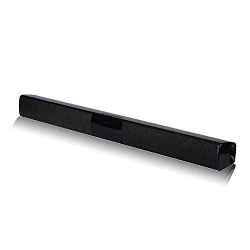 ICOSAR Barra de sonido inalámbrica de 20 W con columna Bluetooth, barra de sonido estéreo para cine en casa, barra de sonido TF USB para TV PC