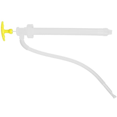 HOMOCONO Bomba Portátil de Transferencia de Líquidos Manguera Plástica Resistente a Ácidos y Álcalis para Uso Industrial y Manejo Manual Cómodo