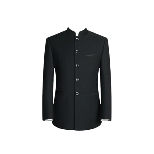 Túnica de cuello alto para hombre corte premium entallado boda