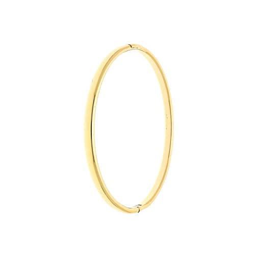 2014.Jewelyr.Luxe Bracelet Jonc Rigide Lisse Femme Plaqué Or Jaune 750/1000