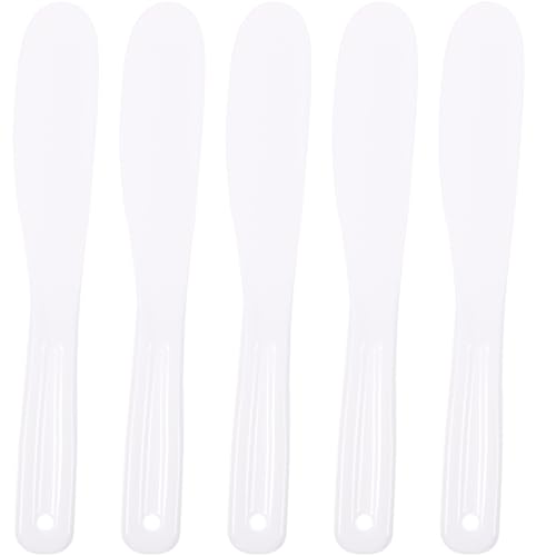 minkissy 5 Piezas Máscara Cuchara Máscara Palo Exfoliante Depurador De Cara Máscara De Tapa Limpiador De Brochas De Maquillaje Tazón De Mezcla Facial Gel De Sílice