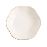 Itkcozcg Elegante bandeja de cerámica para almacenamiento de joyas, cuenco decorativo de cerámica para entrada