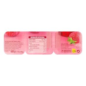 Gelatina sabor fresa Hacendado 12 ud. x 100 g Pack 12