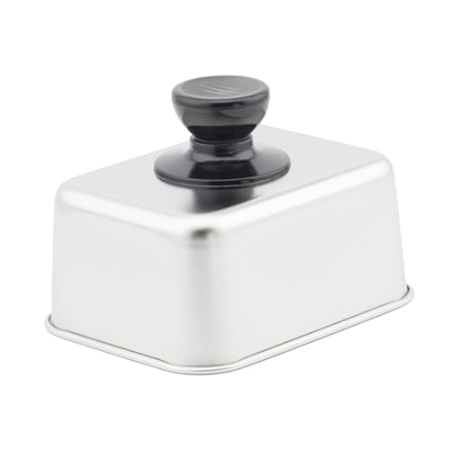MERIGLARE Funda para Parrilla para Cocinar Al Y Derretir Queso en Hamburguesas Y Filetes, 13.5 X 10.6 X 6 Cm
