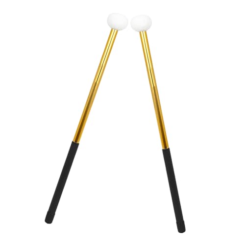 Baquetas metálicas con punta de fieltro para batería miniatura 7
