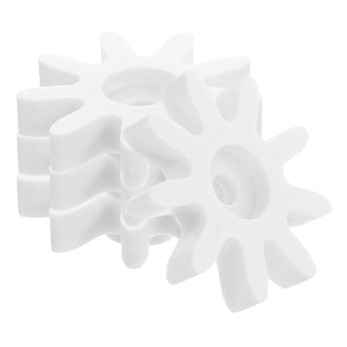 VOSAREA 4Pcs Tooth Plastic Gears for Gumball Machines Coin Operated Gear Set Mechanical Gears for Projects Candy Machine Parts Gear Accessories