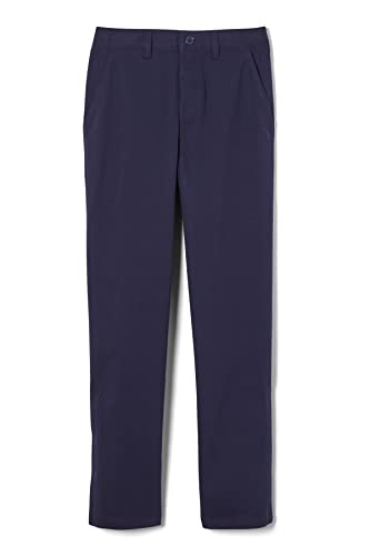 French Toast Boys Adaptive Relaxed Fit Twill Pants with Hook and Loop Closure and Pull-Apart Leg Openings