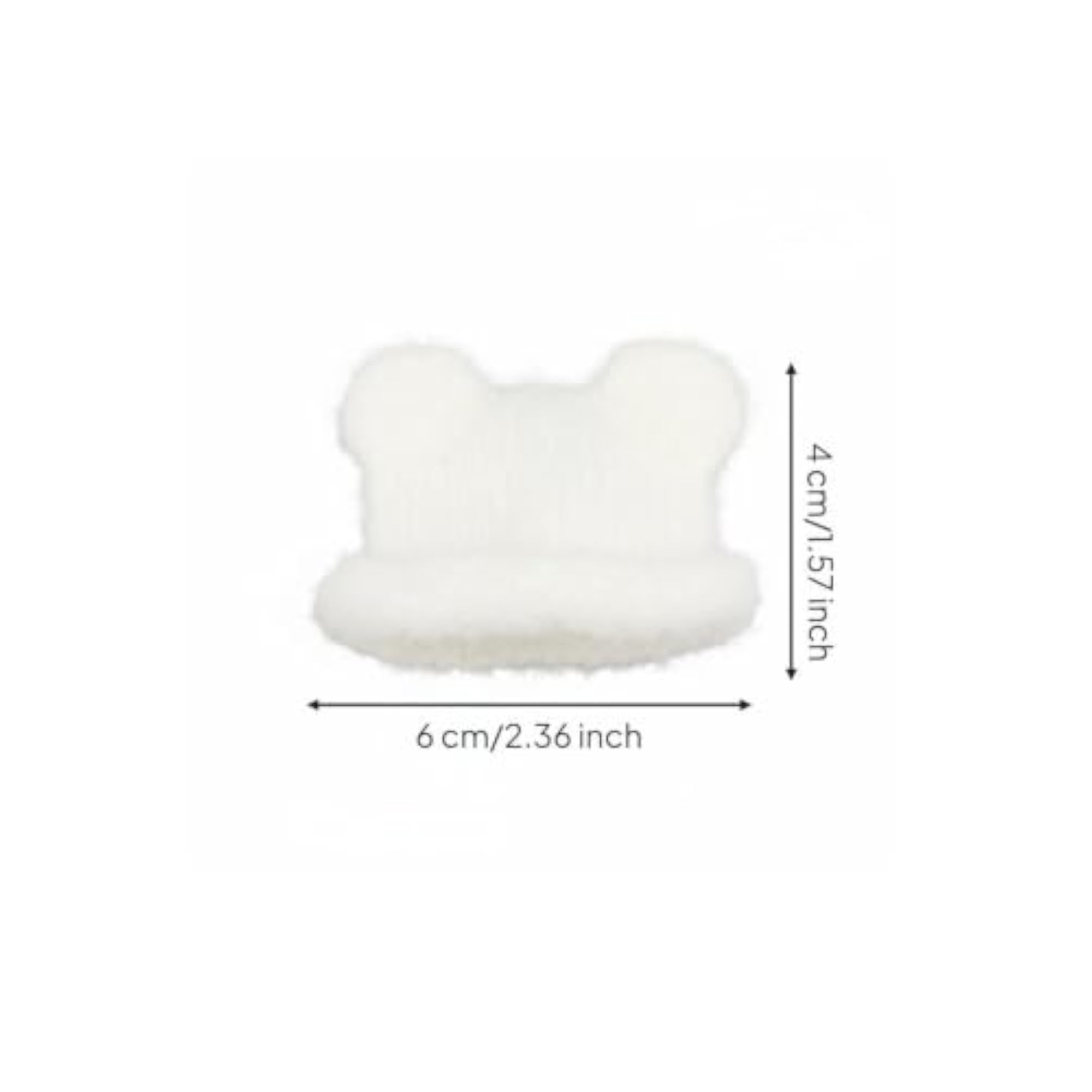 Doll Hat with Bear Ear Design for Hobbyists and Toy Customization