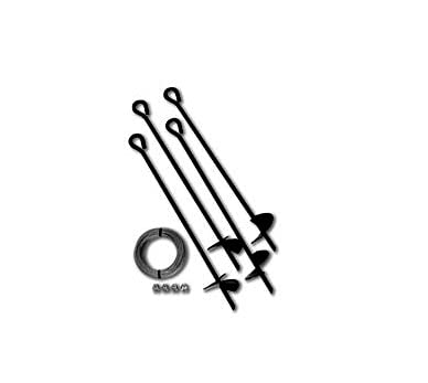 Storage Building Anchor Kit Heavy Duty or All Purpose Use