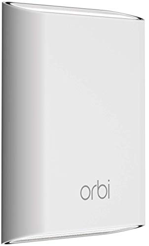 NETGEAR Orbi Outdoor Satellite(Coverage Outdoors up to 2,500 Square feet) (Works with Orbi Systems only) (RBS50Y-100NAS) (Renewed)