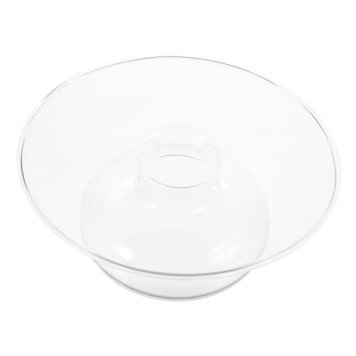 UKCOCO Glass Tableware Mit Rauch-effekt Kreative Design-haube Für Cocktails Und Tee-partys Große Dekorative Schale Für Zuhause Und Hotel Für Besondere Anlässe