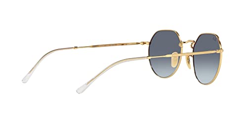 Ray-Ban Womens Rb3565 Jack Sunglasses, Gold/Blue Gradient Grey, 55 Mm US - image 8