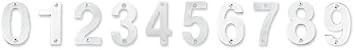 INOX NUIXF43-32 4-Inch Number "3" Face Fixing House Number, Polished Stainless Steel
