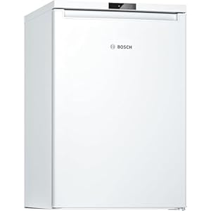 Bosch Serie 2 KTR15NWEB Mini-koelkast 85 x 56, 134 l, multibox voor langer verse groenten en fruit, super koeling, 39 dB stil ondanks sterke koelkracht, led-verlichting, wit