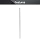MroMax 6063 Aluminiumrohr, nahtlos, rund, gerade, 9 mm Außendurchmesser, 6 mm Innendurchmesser, 300 mm Länge, silberfarben, 1 Stück