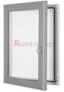 Alumi-signs 45mm Premium Lockable Poster Case (Grey, 20" x 30")