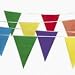 300 Foot Multicolor Pennant Banner
