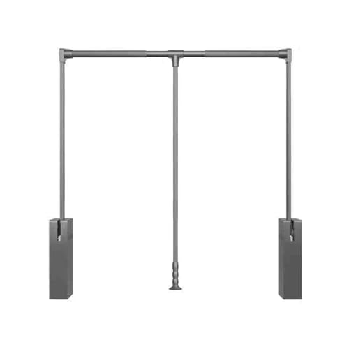 Tringle de penderie rabattable pour attraper facilement vos vêtements suspendus en hauteur