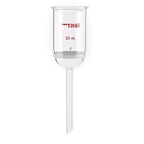 Adamas-Beta 30Ml Glass Buchner Filter Funnel With Fritted Disc G4 Lab Glassware For Filtering #TOP15