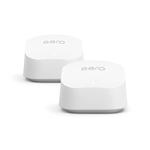 Router wi-fi mesh Amazon eero 6+ | Ethernet 1,0 Gbps | Fino a 280 m² | Connessione di oltre 75...