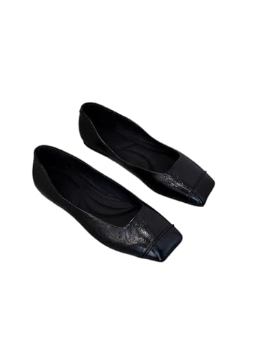 Women's Flat Shoes, Ballet Flat Shoes, Formal Dress Shoes, Comfortable Leather Slip-on Shoes