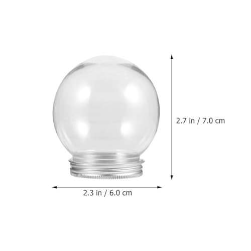 Botellas compactas y fáciles de usar de 150ml transparentes para decorar 4
