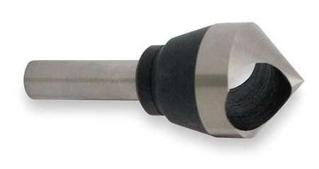 Countersink, 0 FL, 90 Deg, 1/2, Cobalt, TiN