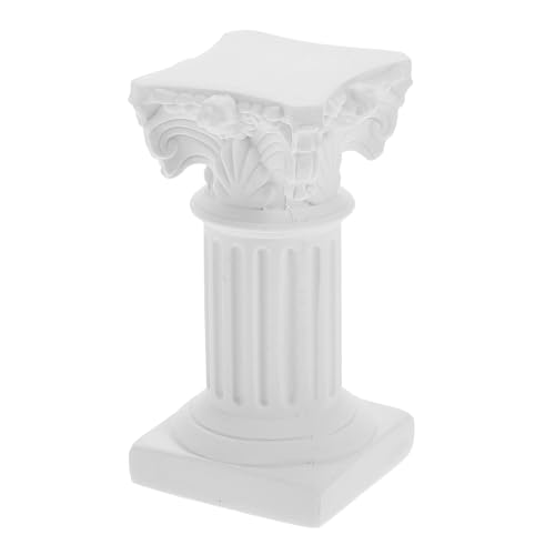 Cabilock Mini Roman Column Statue 6.5cm Pillar Decor for Home Desk Boys and Girls Room