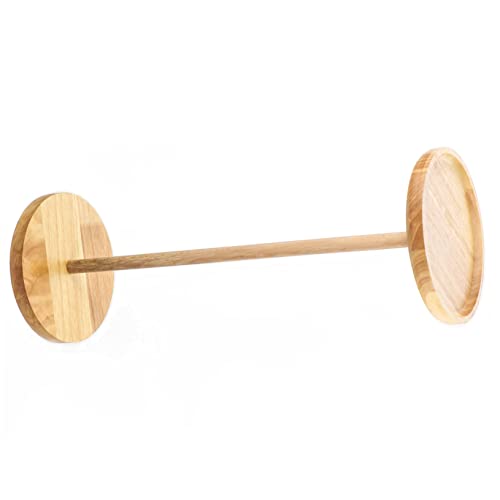 Levemolo Hand Drum Stand Wooden Tongue Drum Bracket Stable Support for 5.5-8 Inches Hand Pan Drum Rack