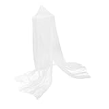 Rideaux de lit à baldaquin transparents : ce filet de lit suspendu est fabriqué dans un matériau léger et respirant, permettant à l'air de circuler librement tout en empêchant l'entrée d'un baldaquin suspendu.