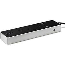 Eve Energy Strip - Smart Triple Outlet & Power Meter for Apple Home, Built-in Schedules & Switches, Surge Protection, overcurrent Protection, overvoltage Protection, Energy metering